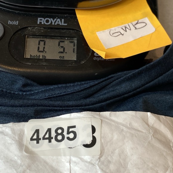 Quince Ultra Soft Short Sleeve Crew Neck T-Shirt Womens L Blue Minimalist Casual - Picture 6 of 6